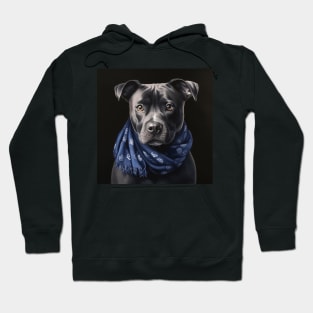 Blue Nose Staffy Hoodie